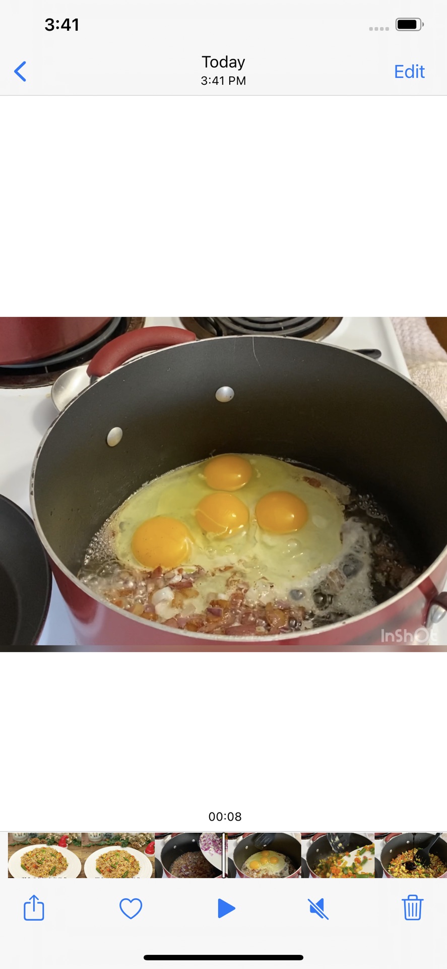 培根黄油蛋炒饭