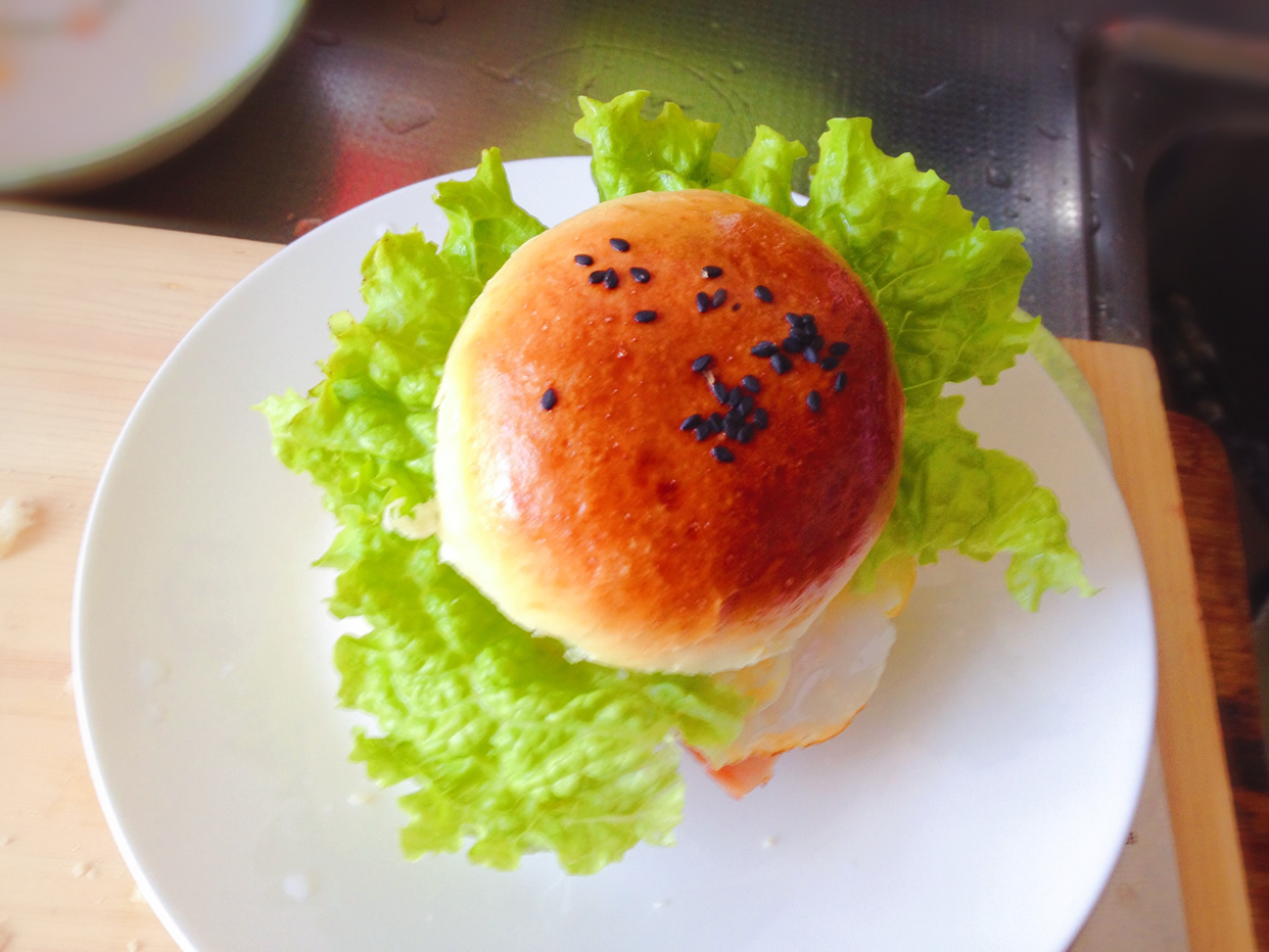 培根鸡蛋汉堡