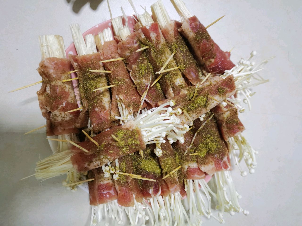 培根卷金针菇（烤箱版）
