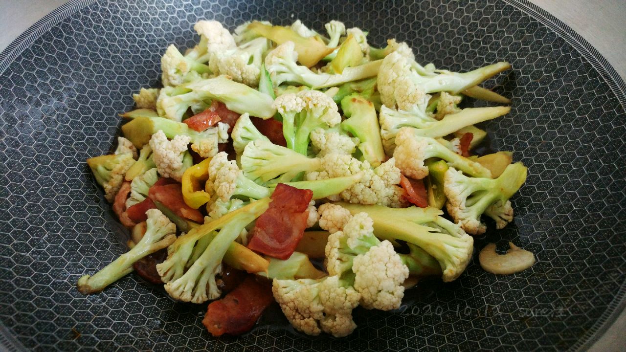 培根蒜蚝油菜花
