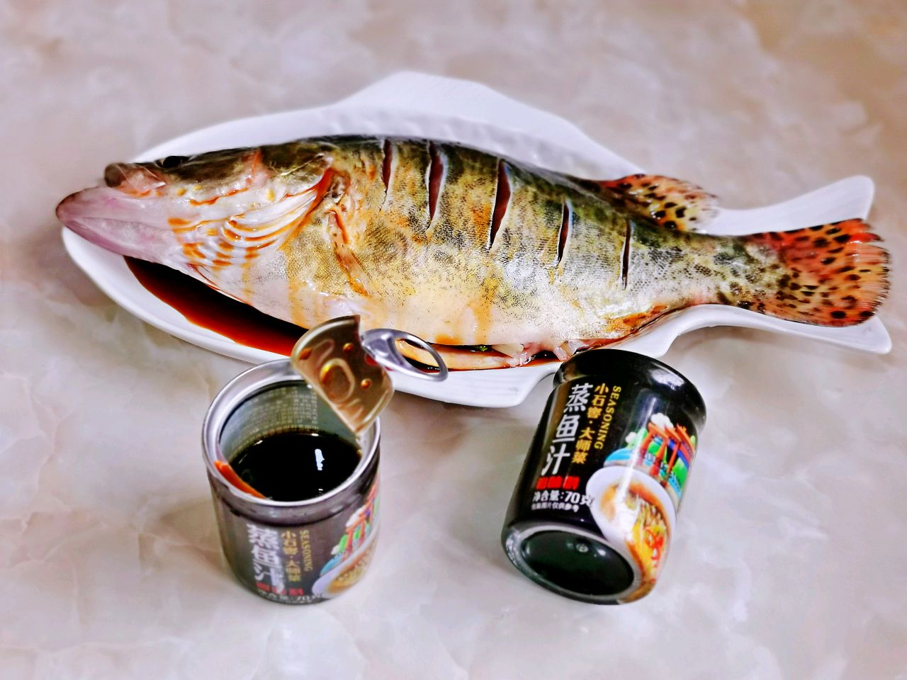培根蒸桂鱼