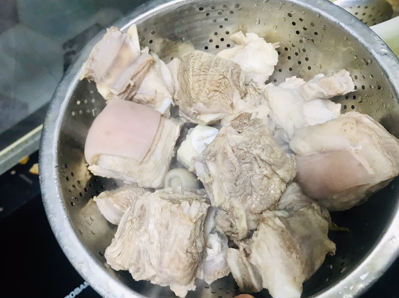皮duang起来的焖羊肉