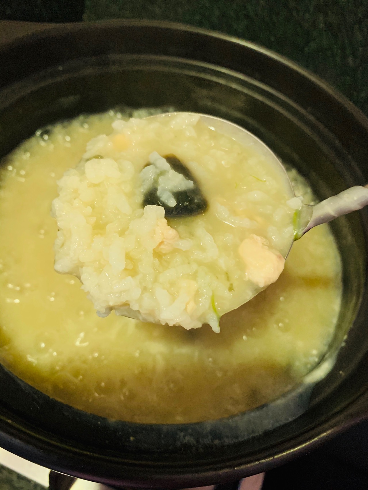 皮蛋鸡胸肉青菜粥