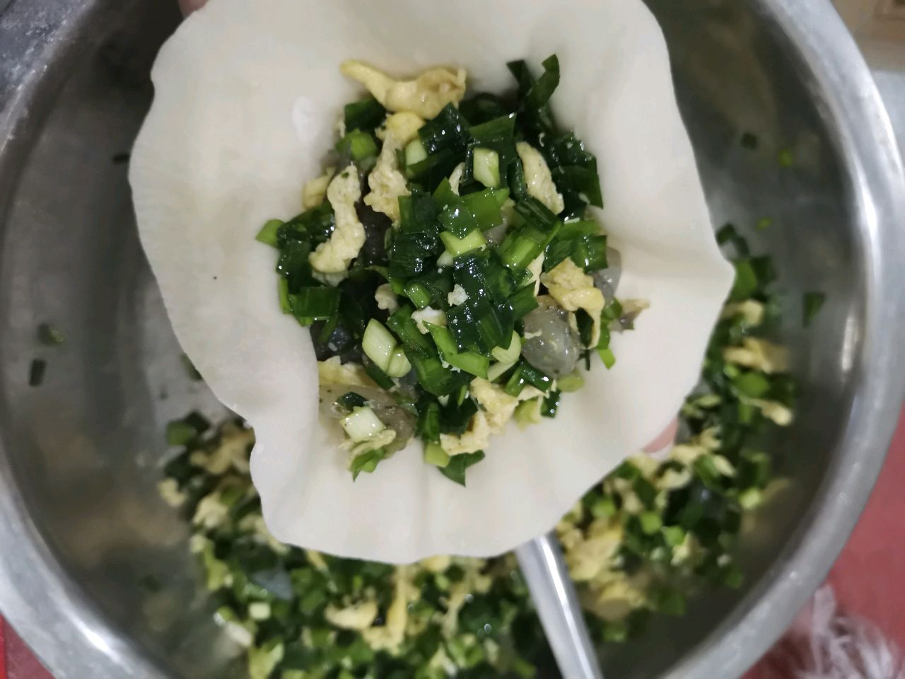 飘香韭菜盒