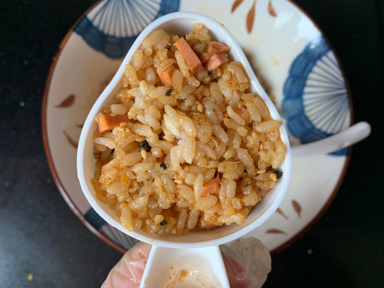 平底锅日式芝士烤饭团