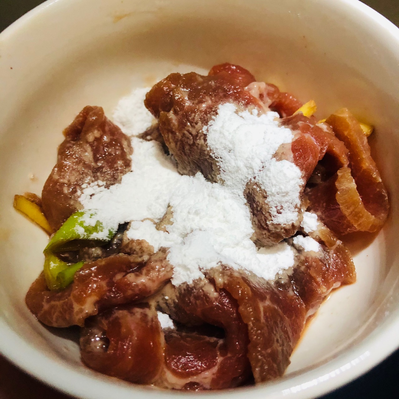 平菇炒肉片