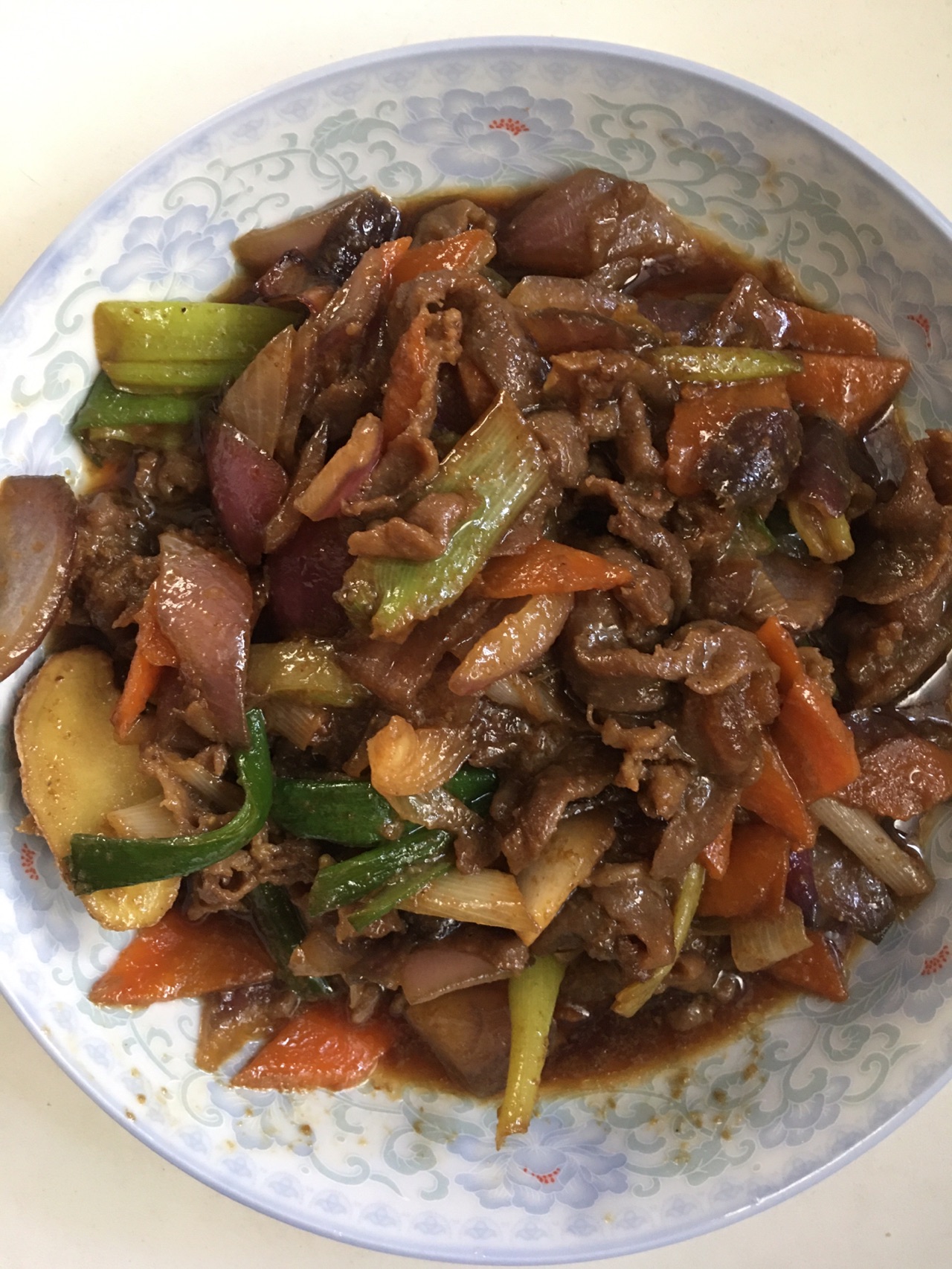 曝炒羊肉