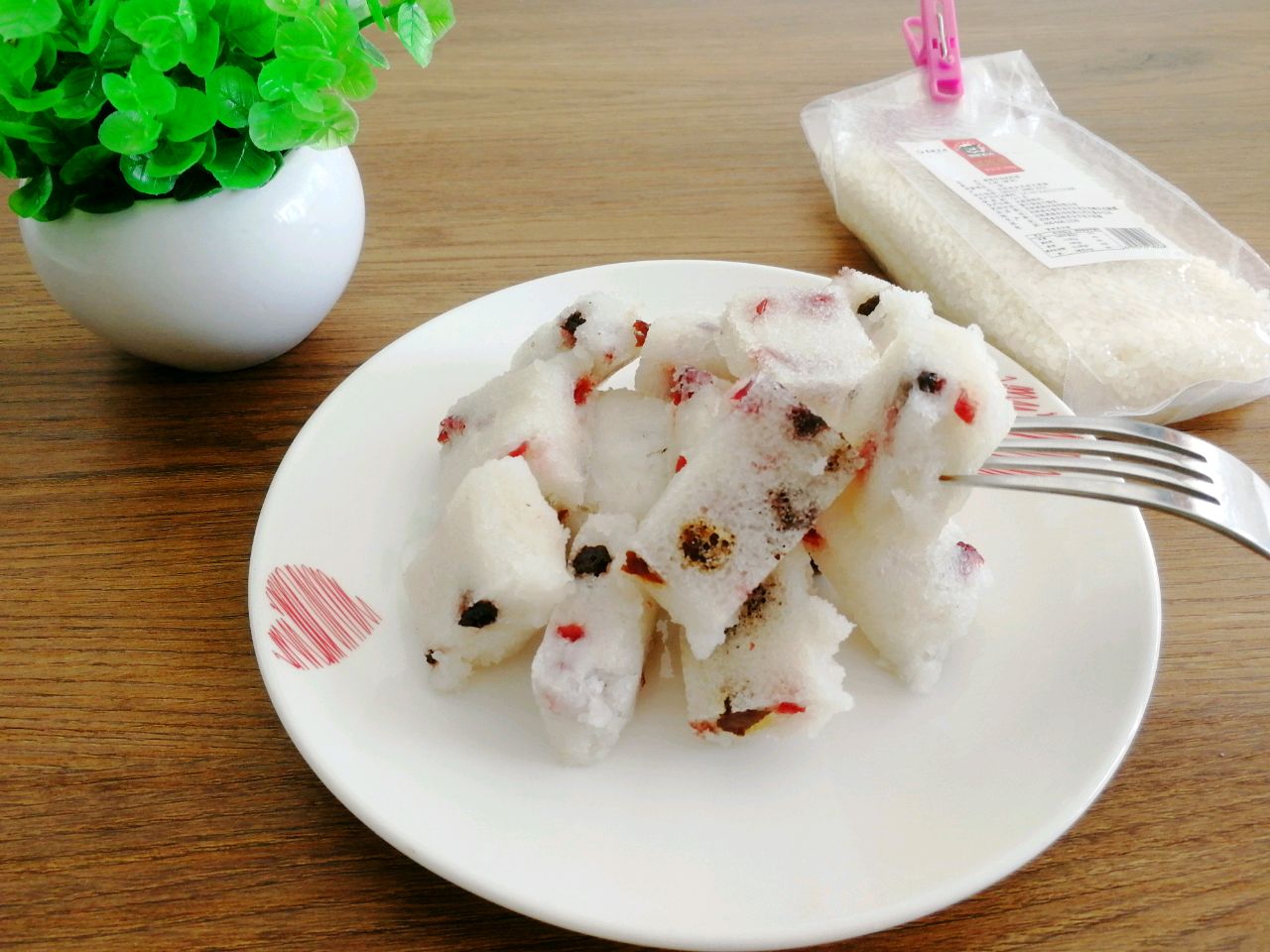 Q弹顺滑的大米发糕