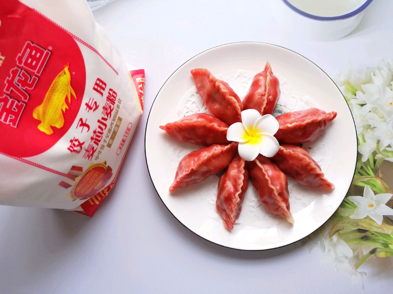 荠菜大蒸饺