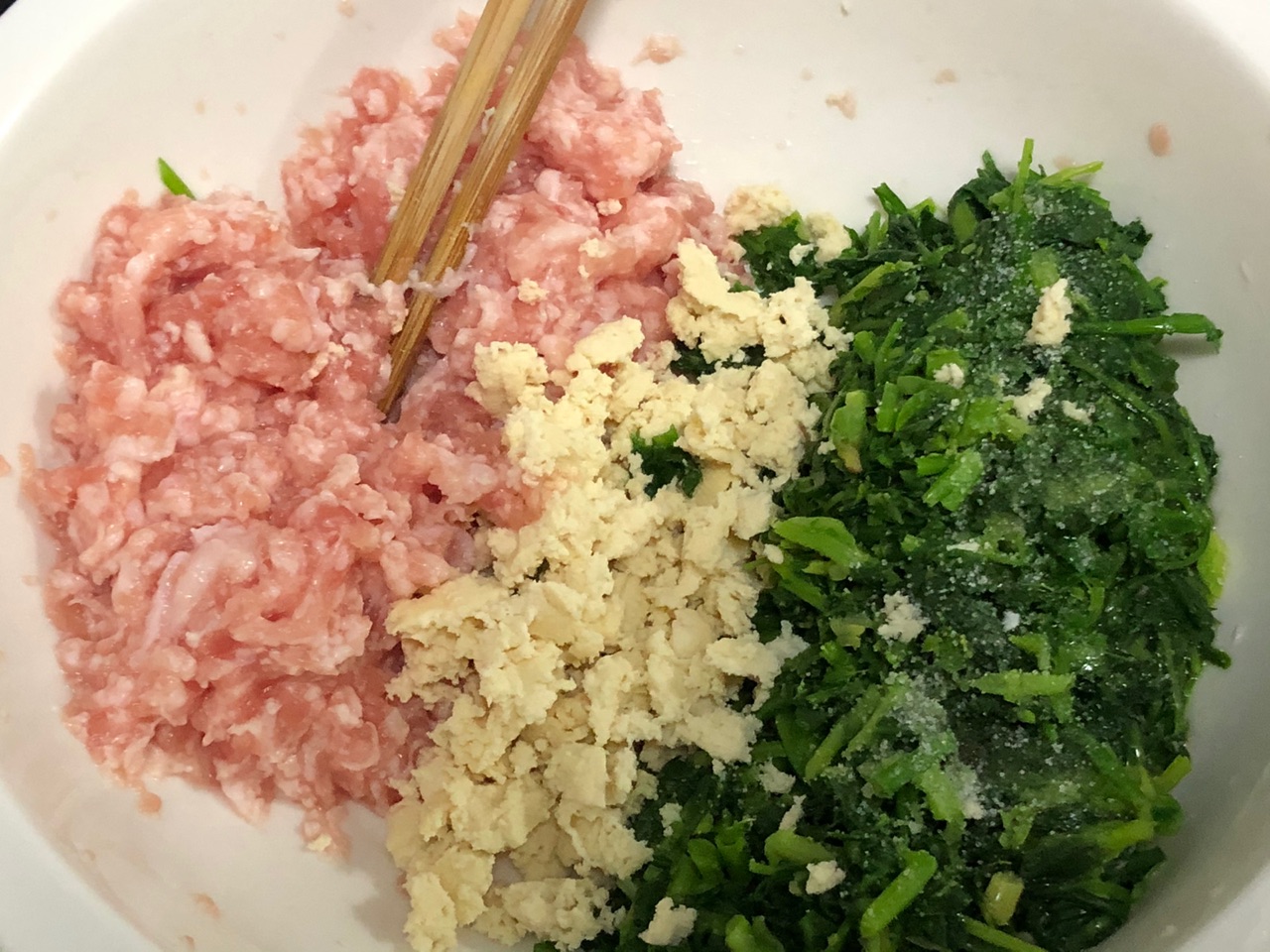 荠菜豆腐猪肉馄饨