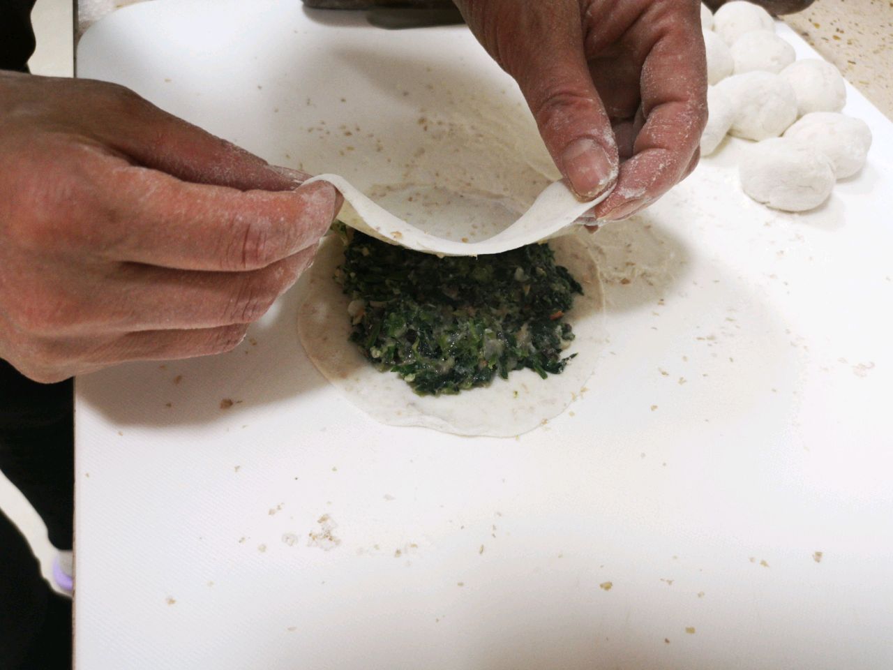 荠菜合子