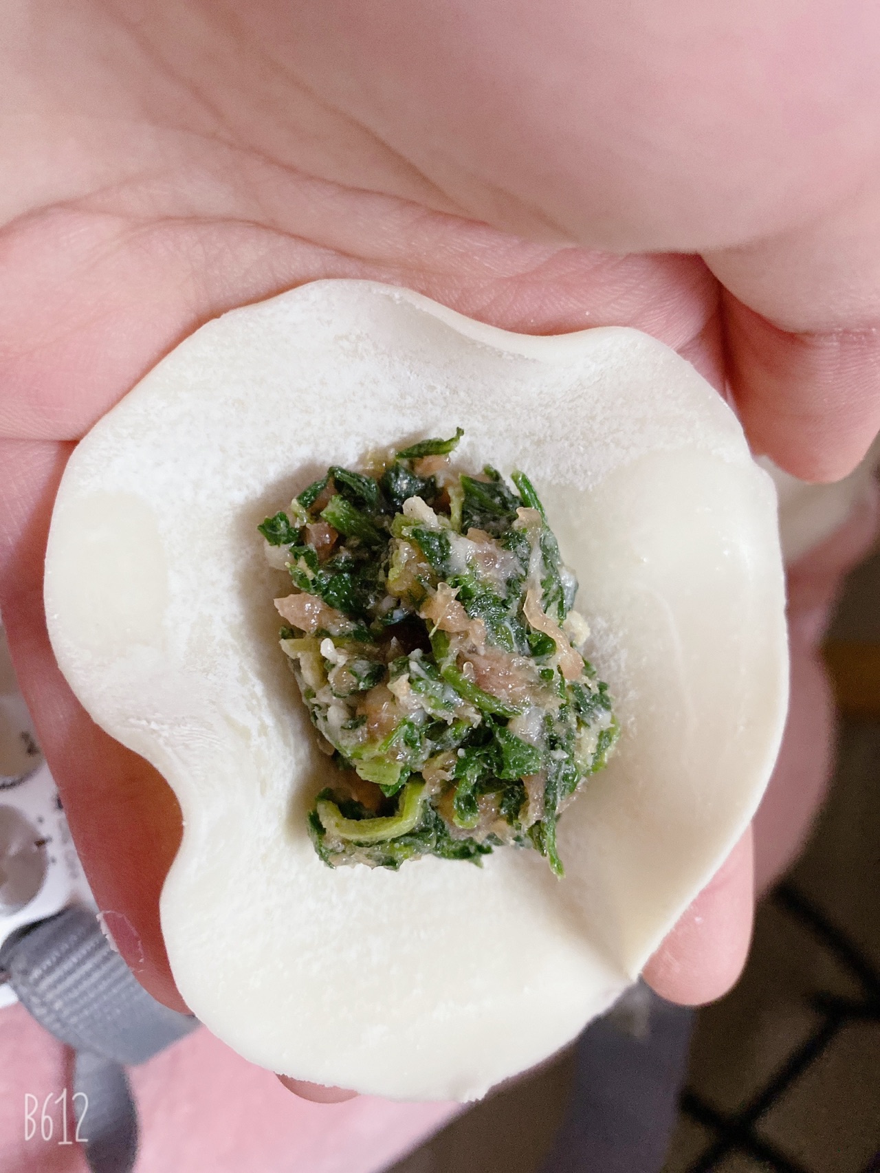 荠菜饺子：冬至到，该吃饺子了。