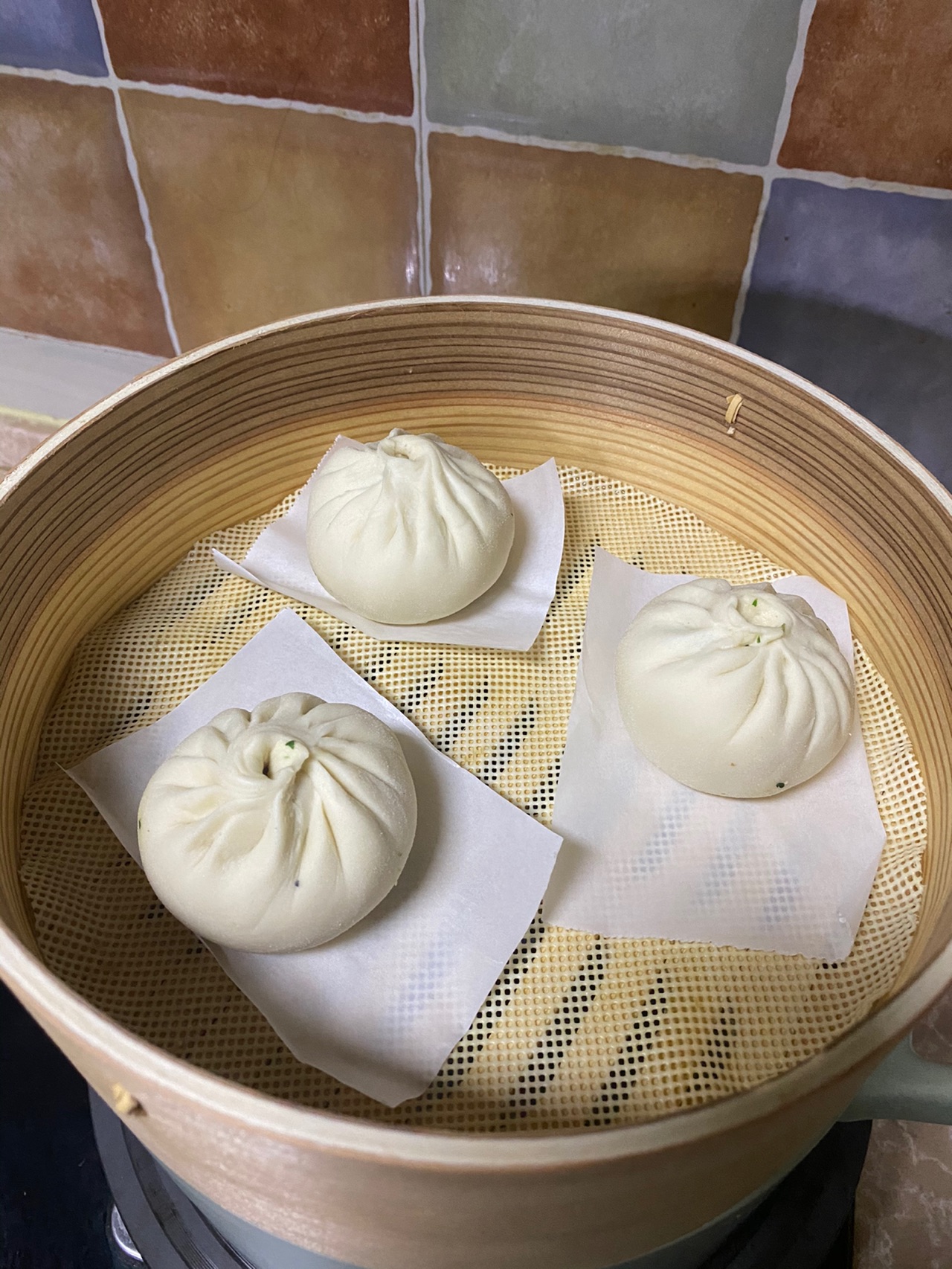 荠菜肉包子