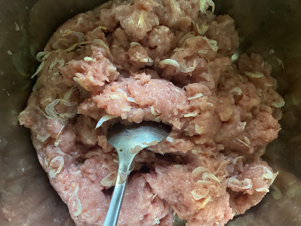 荠菜鲜肉虾皮水饺