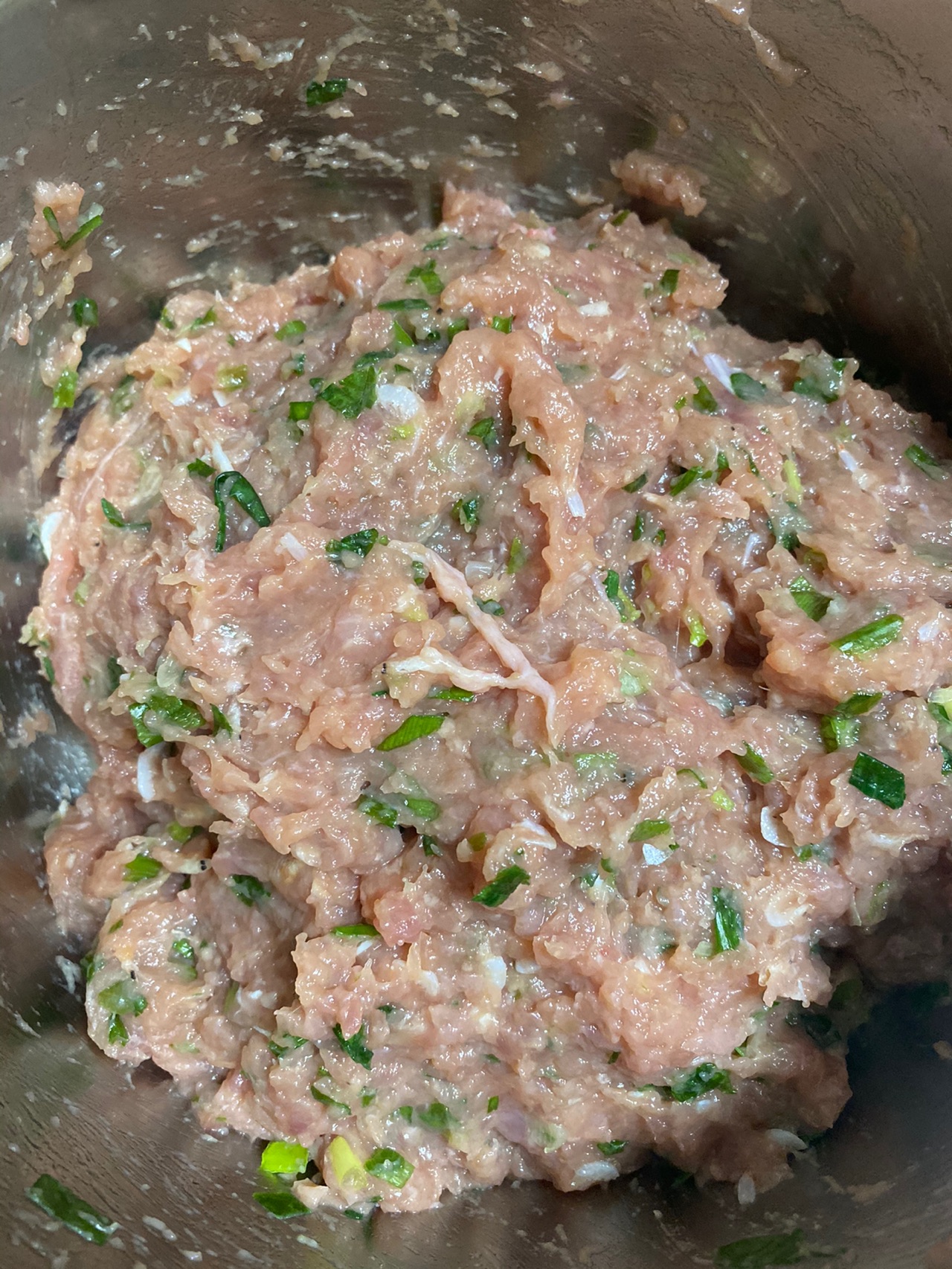 荠菜鲜肉虾皮水饺