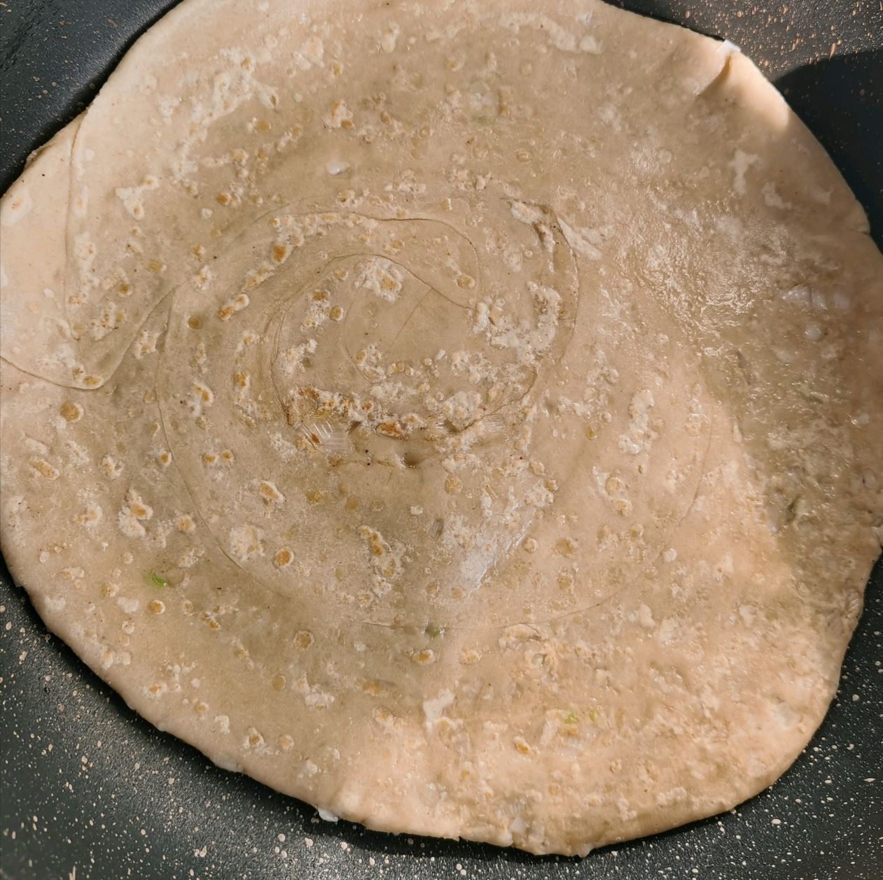 千层葱花饼