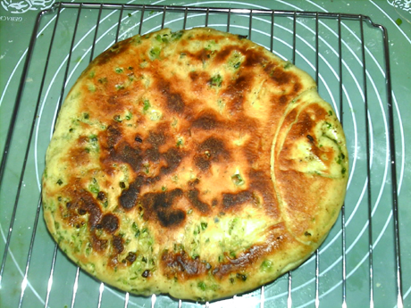 千层葱香椒盐大饼