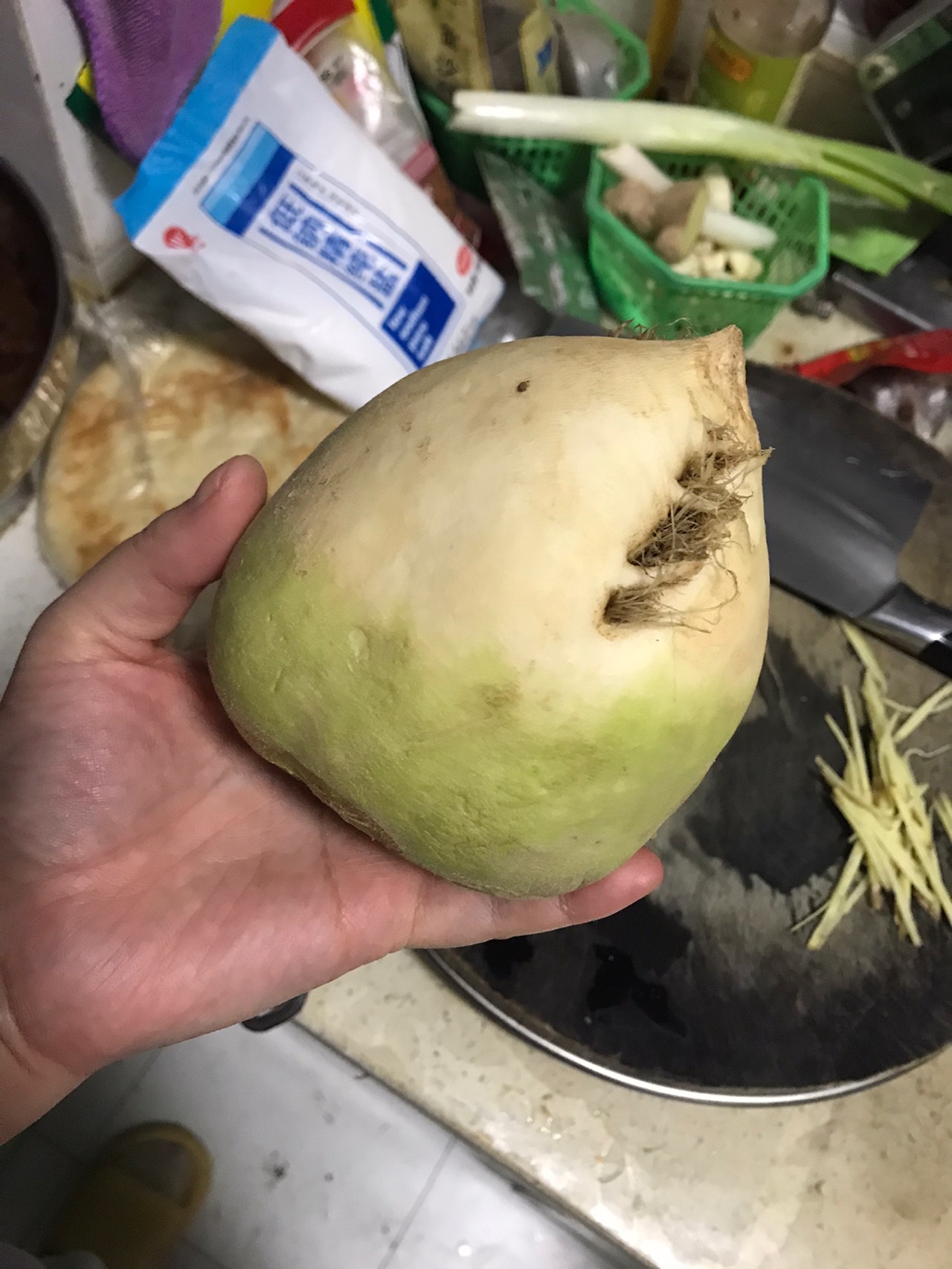 炝拌芥菜丝