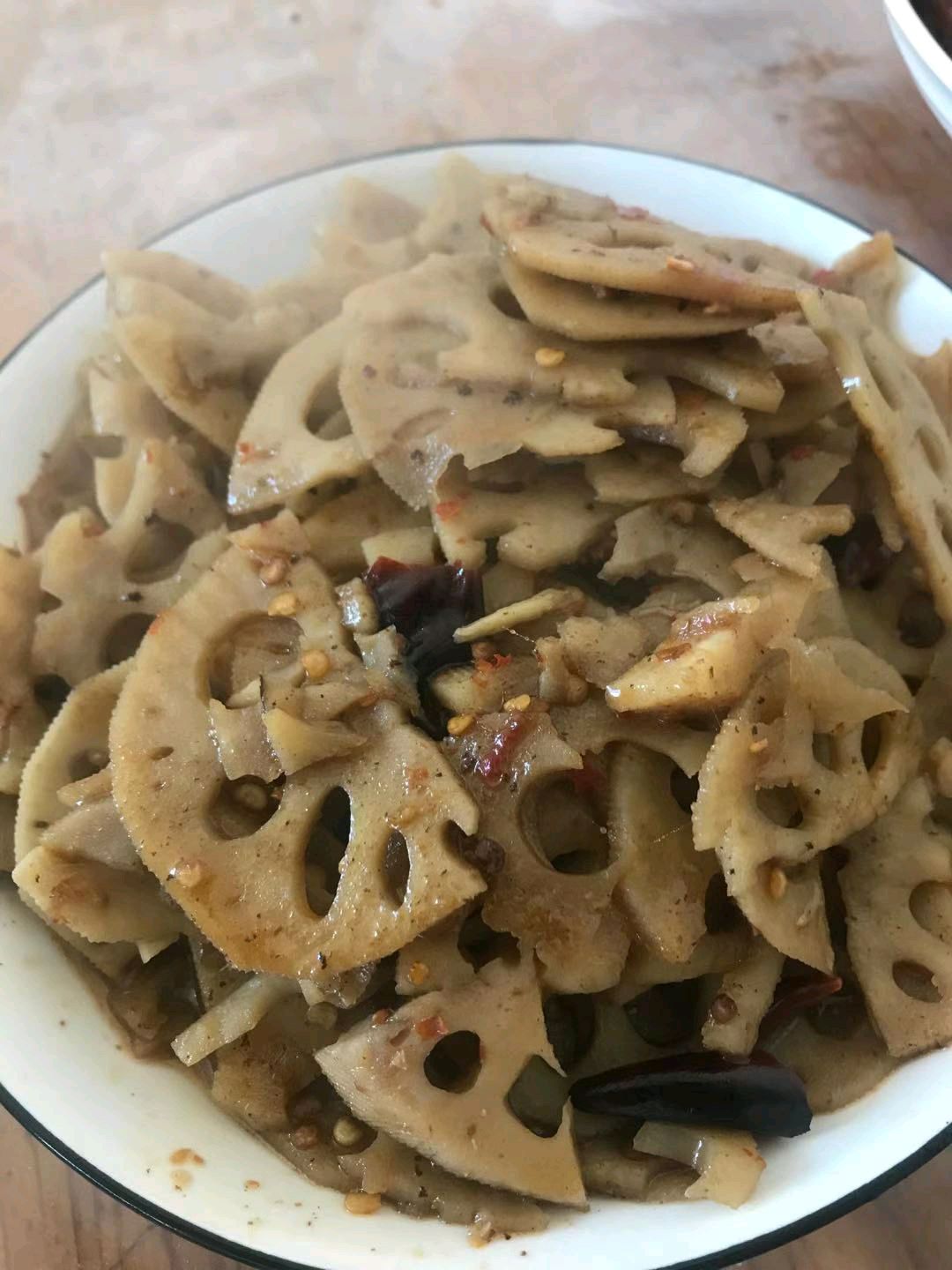 炝炒藕片