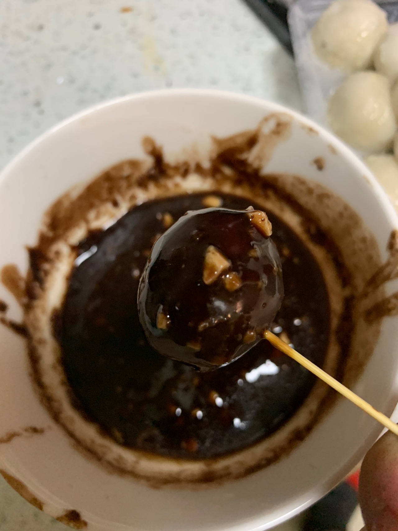 巧克力脆皮汤圆