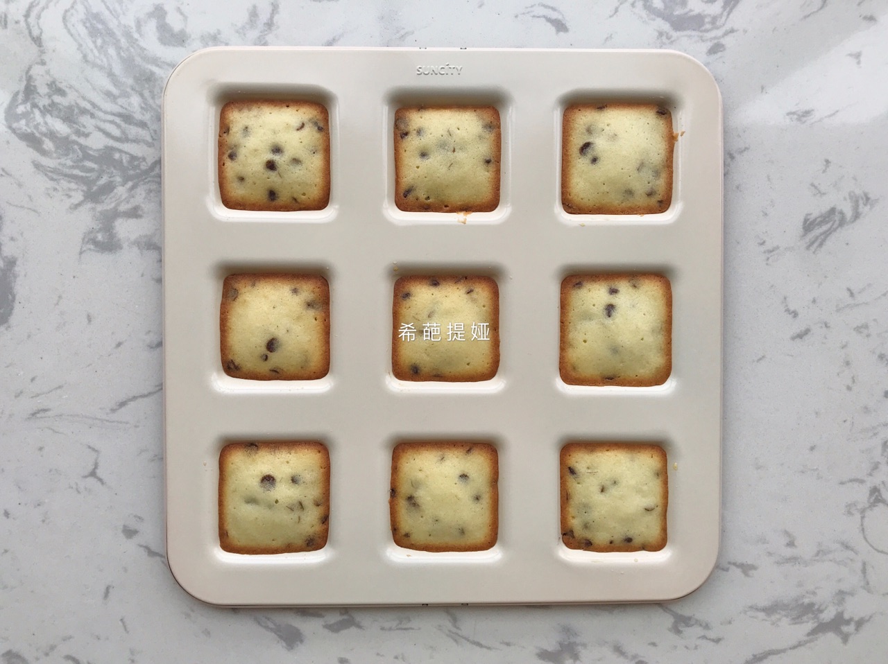 巧克力豆糯米蛋糕