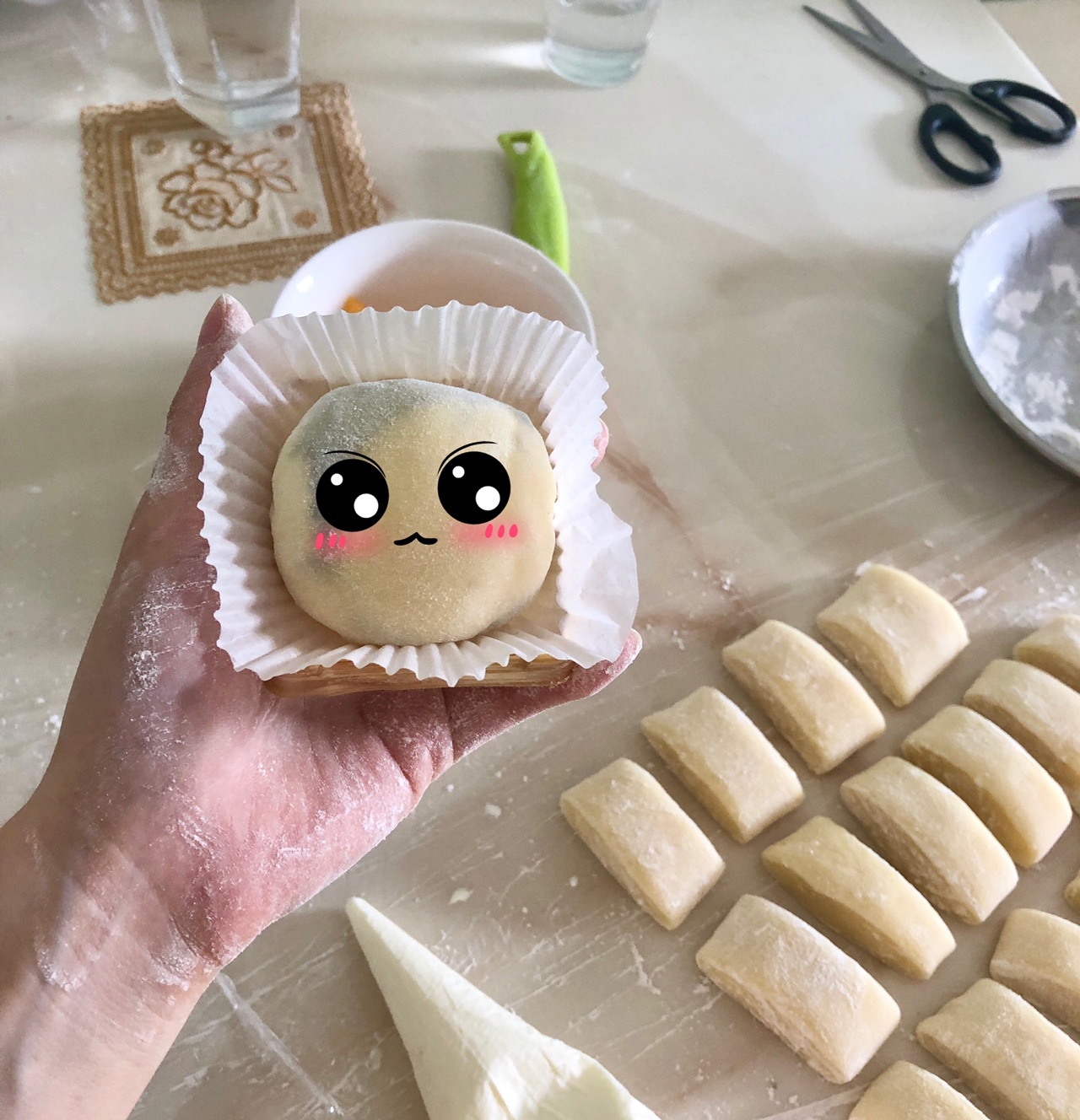 巧克力｜水果雪媚娘