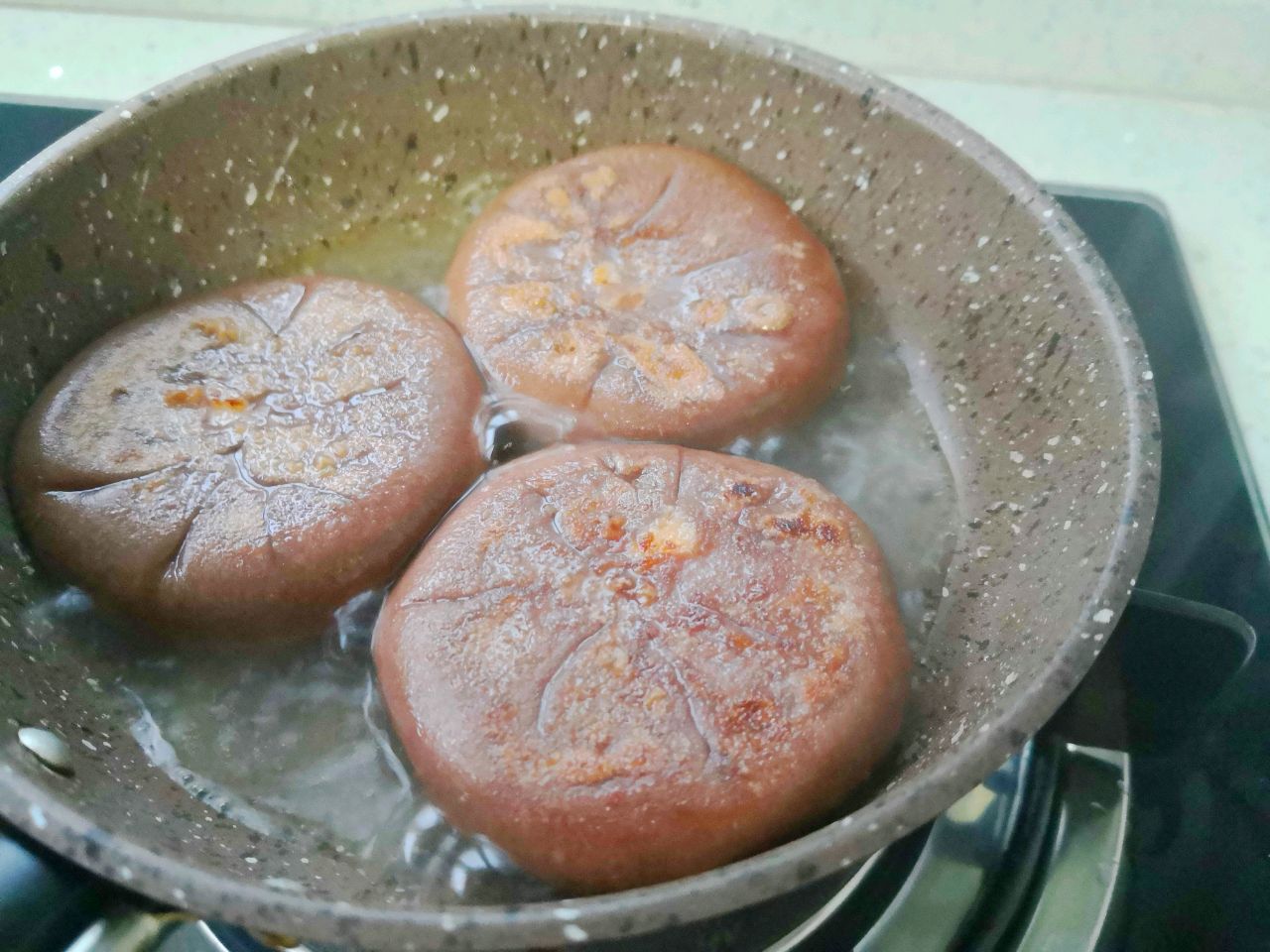 巧克力味芋泥红薯饼