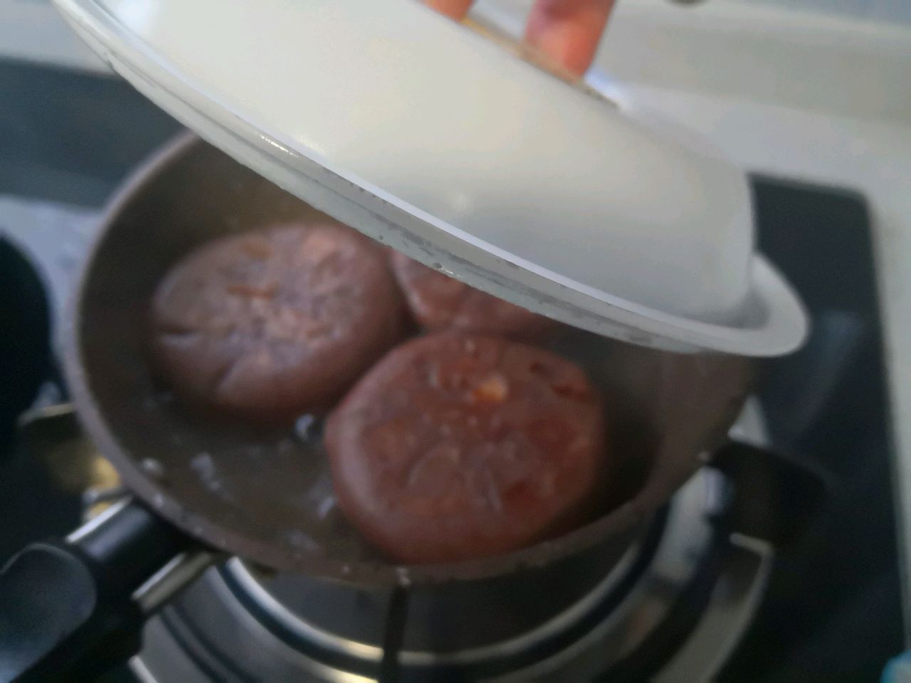 巧克力味芋泥红薯饼