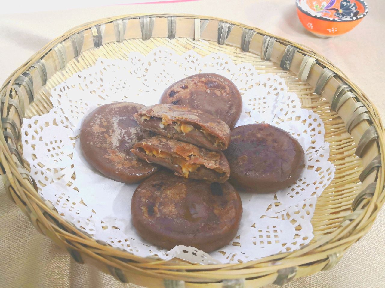 巧克力味芋泥红薯饼