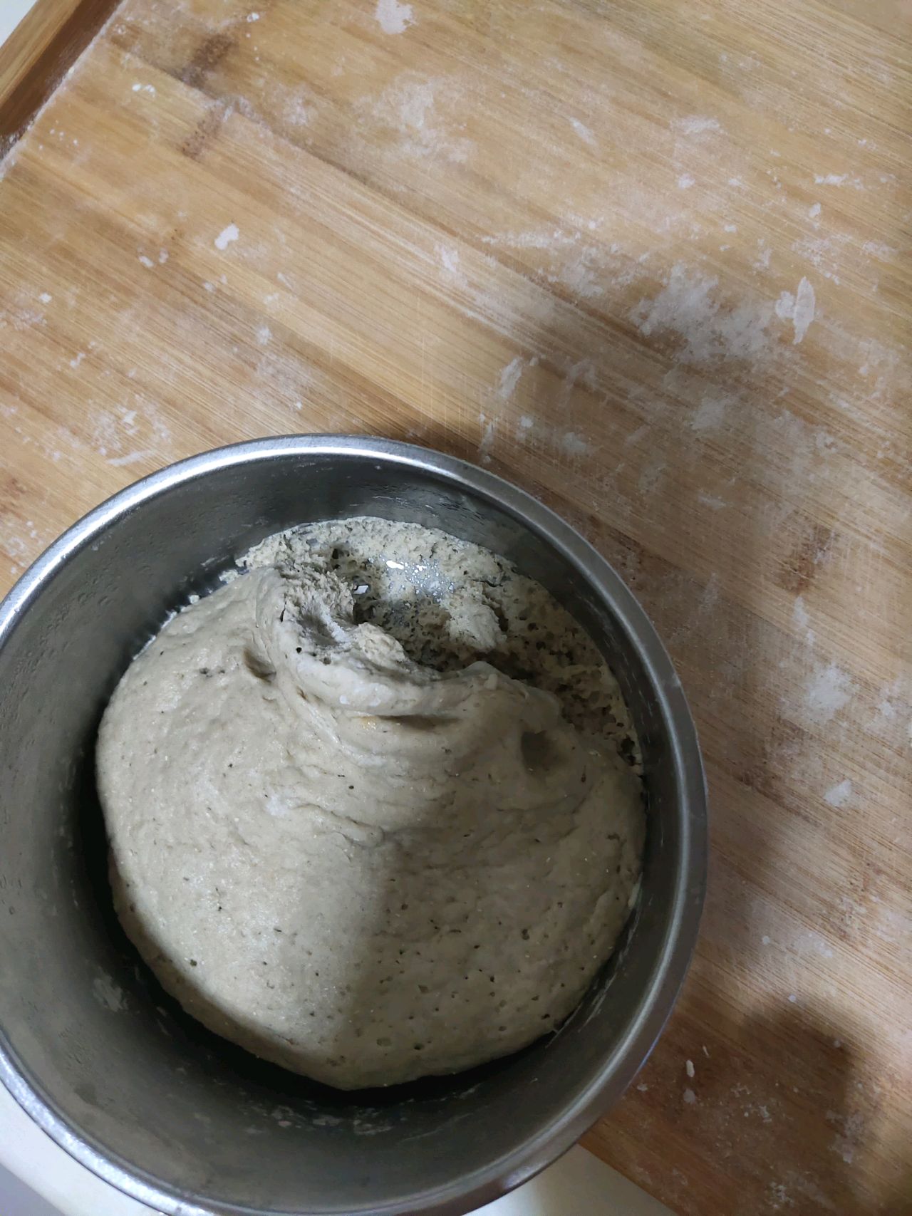 荞麦面白面包子