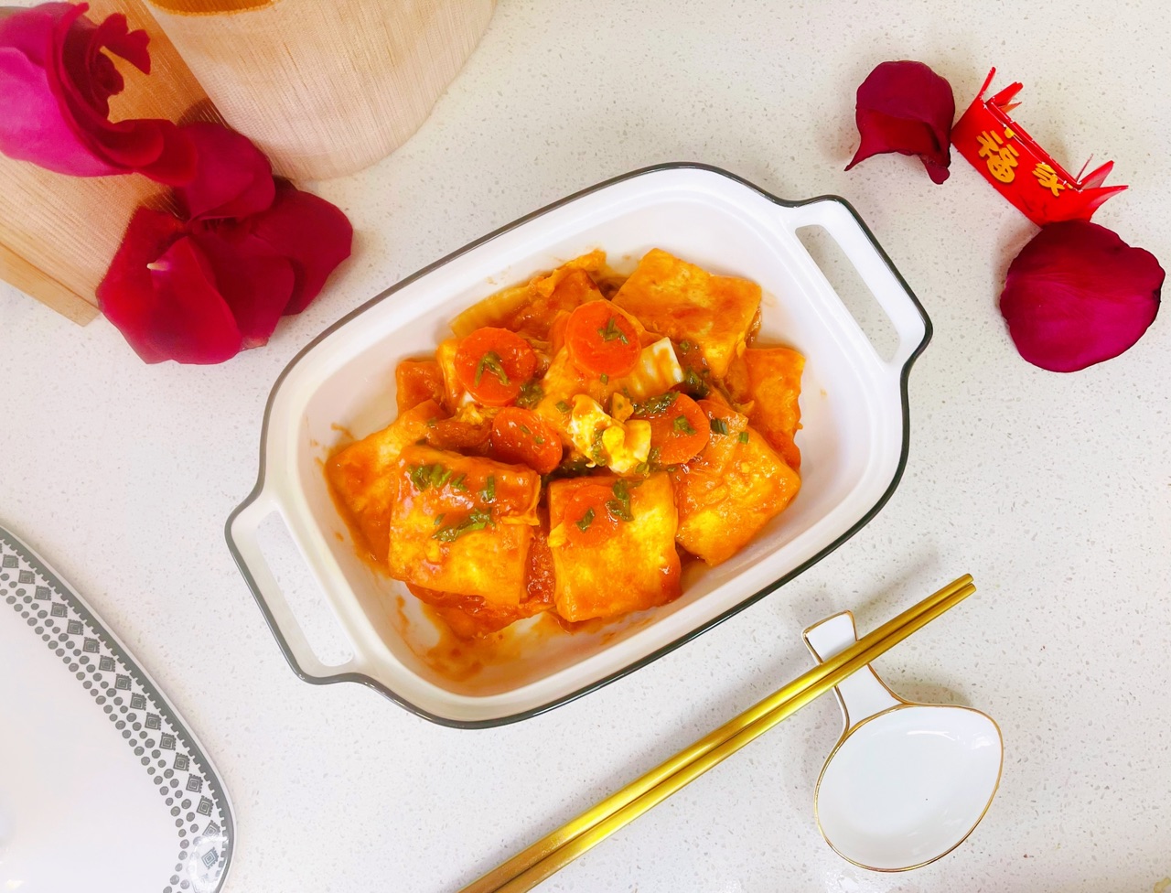 茄汁鸡蛋豆腐