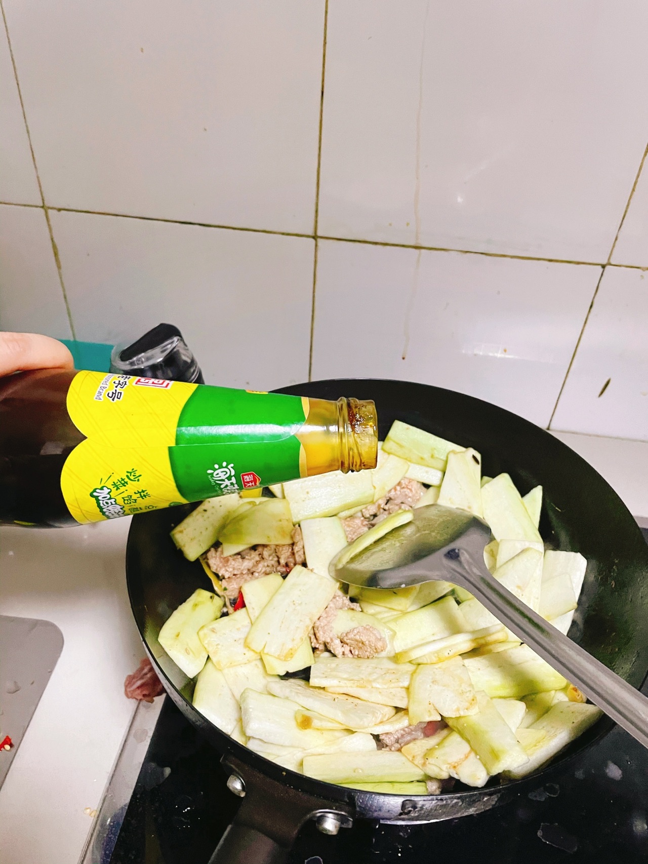 茄子炒肉