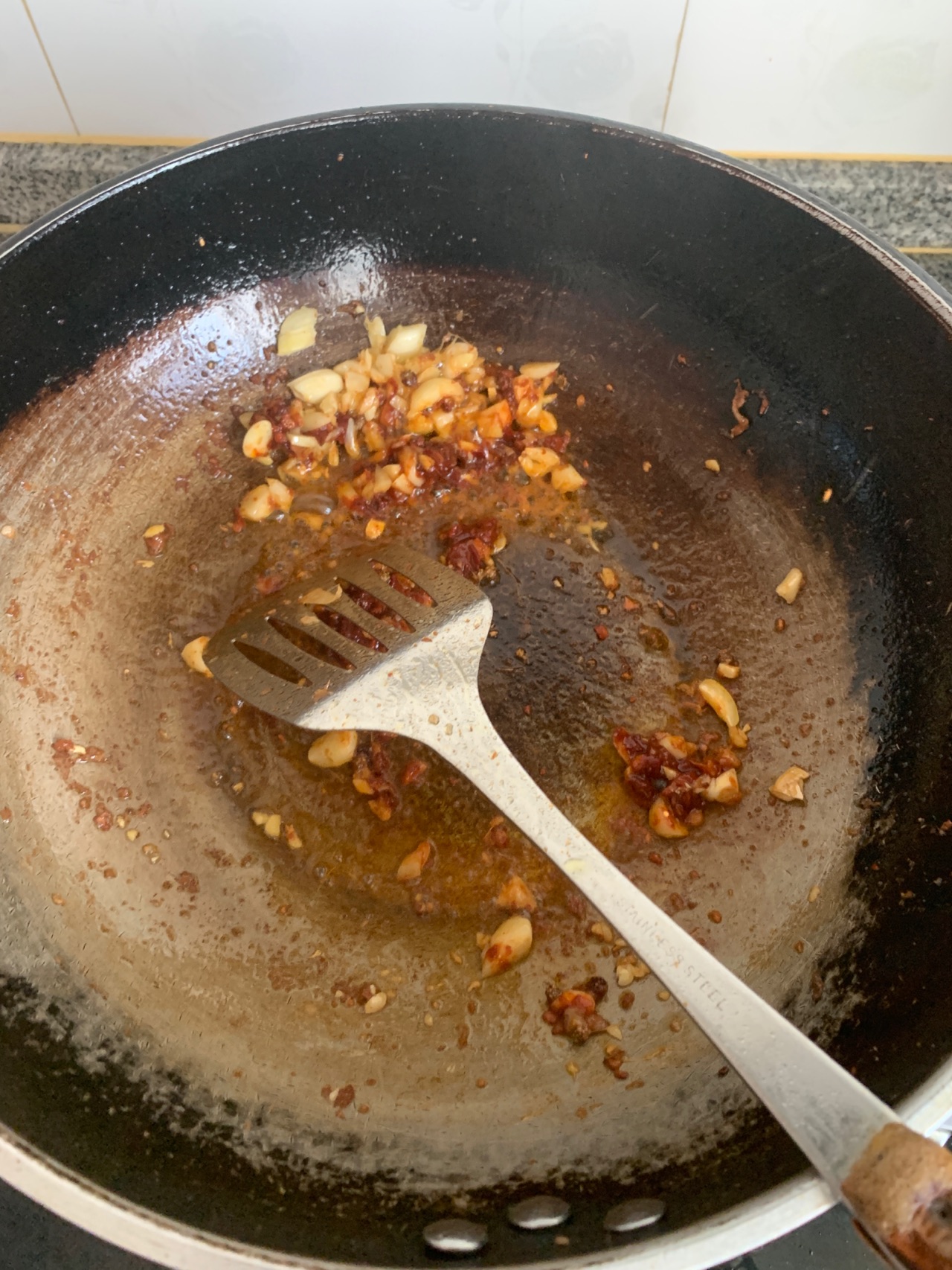 茄子炒肉片