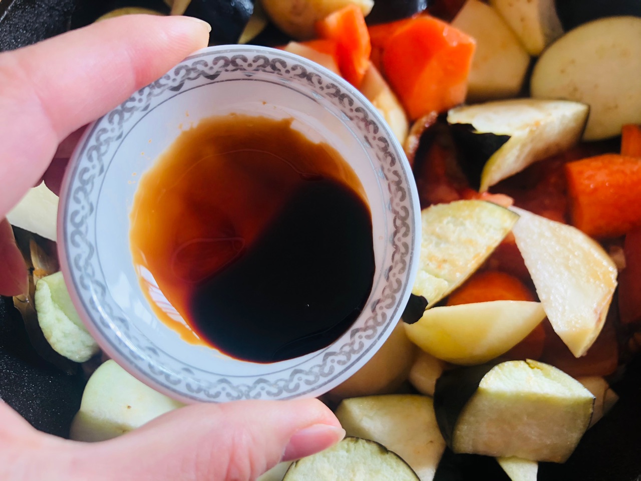 茄子炖土豆