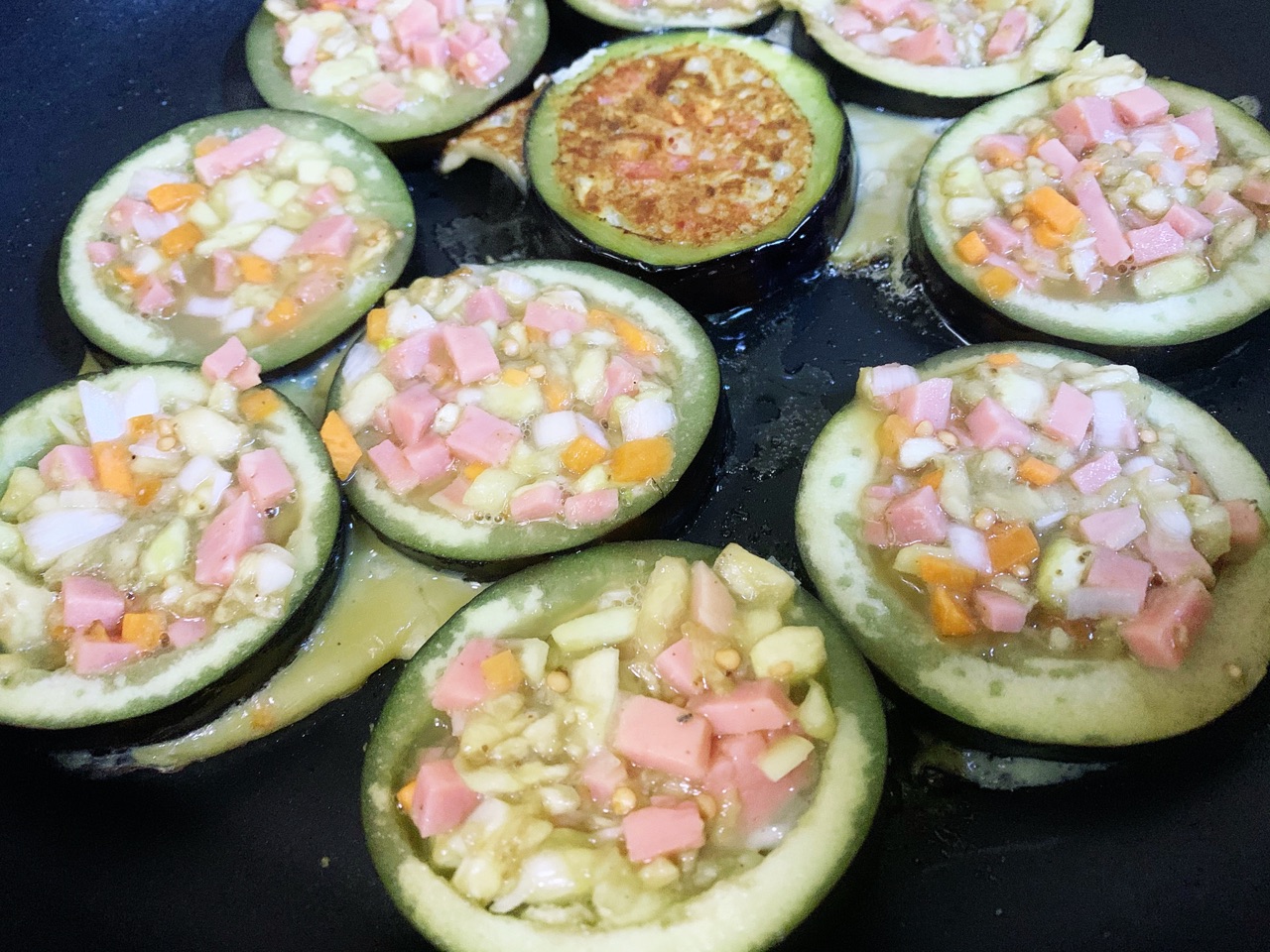茄子鸡蛋饼