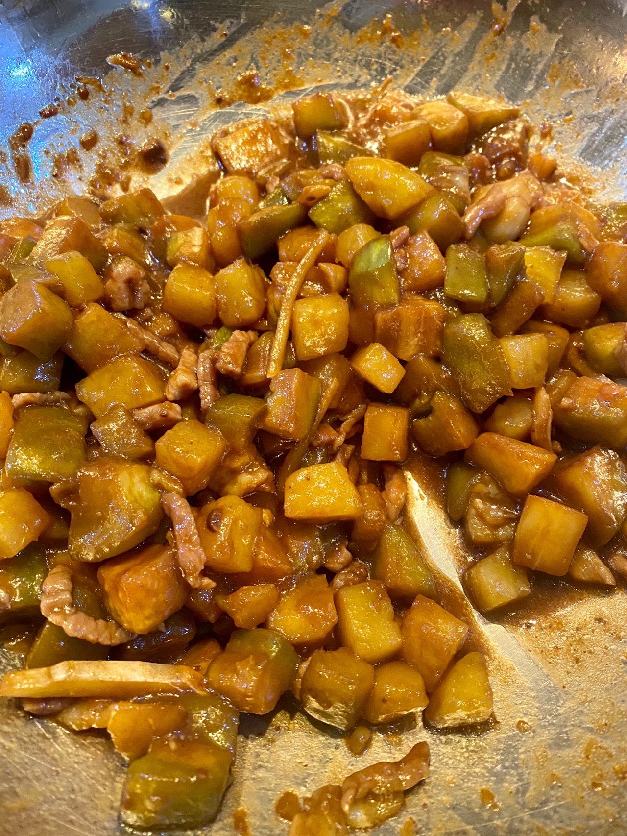 茄子土豆烧饭