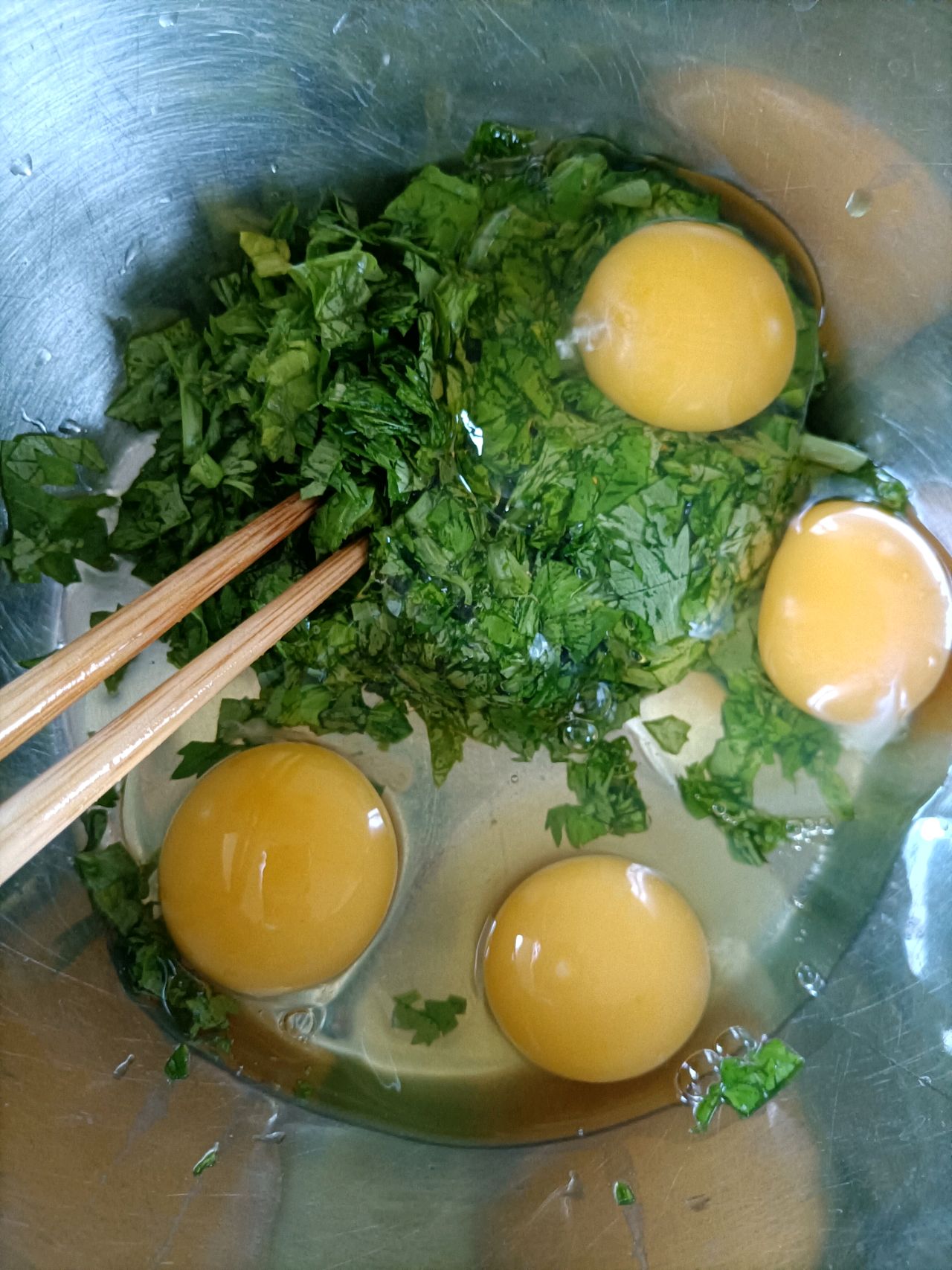 芹菜味的杂粮煎饼