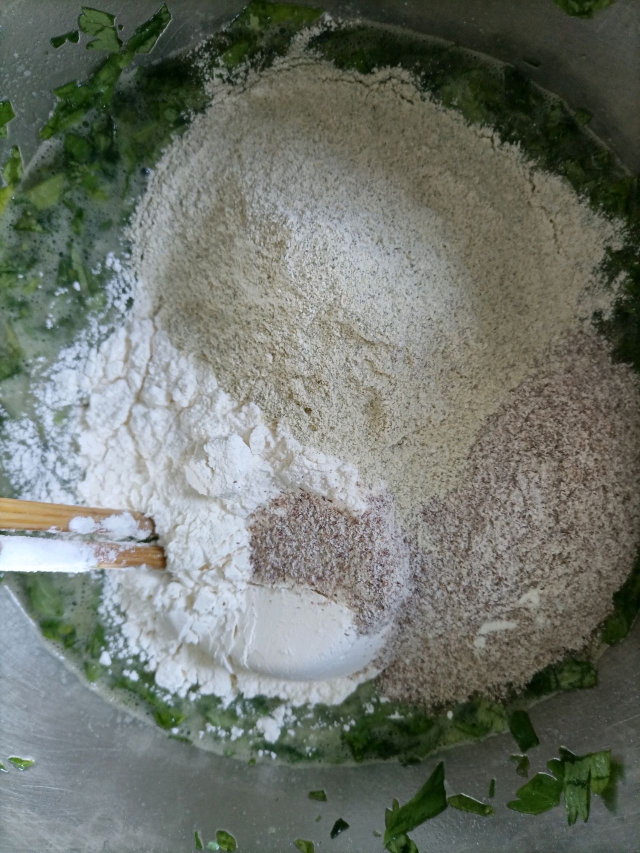 芹菜味的杂粮煎饼