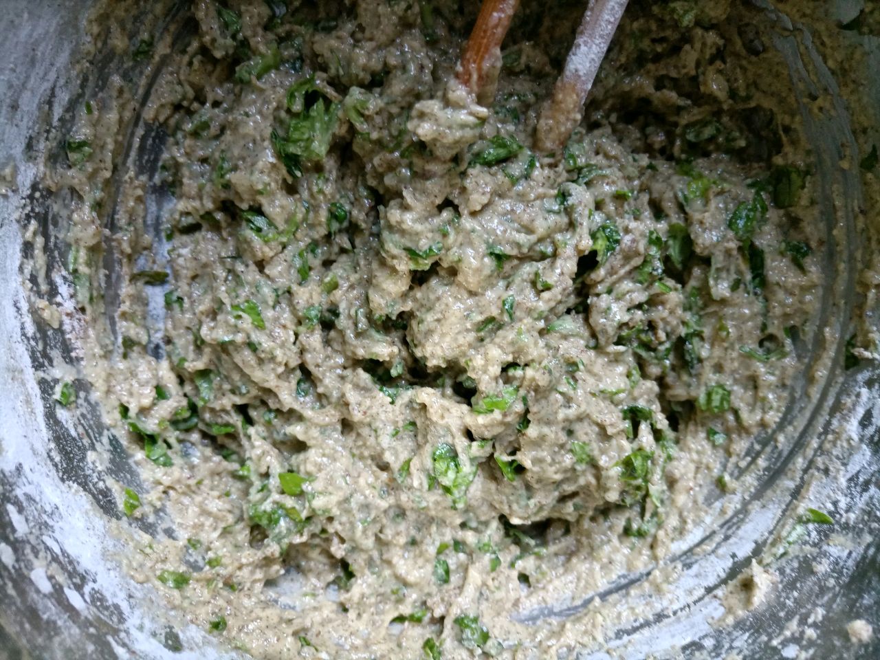 芹菜味的杂粮煎饼