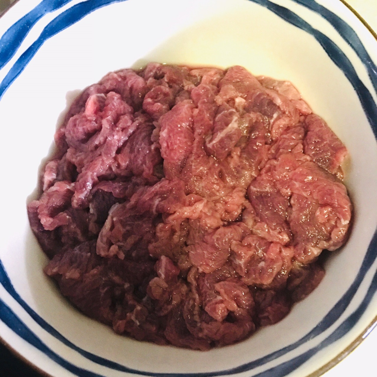 青菜炒牛肉