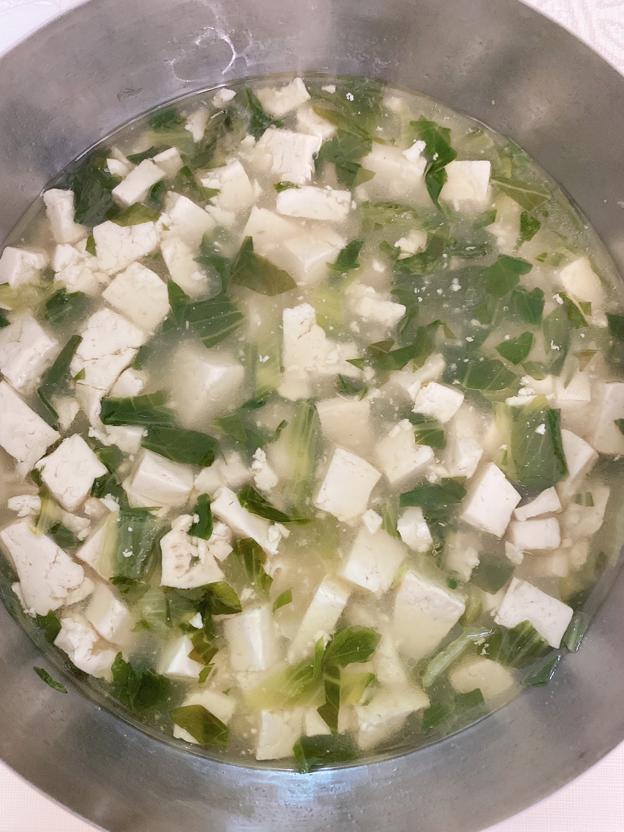青菜豆腐汤