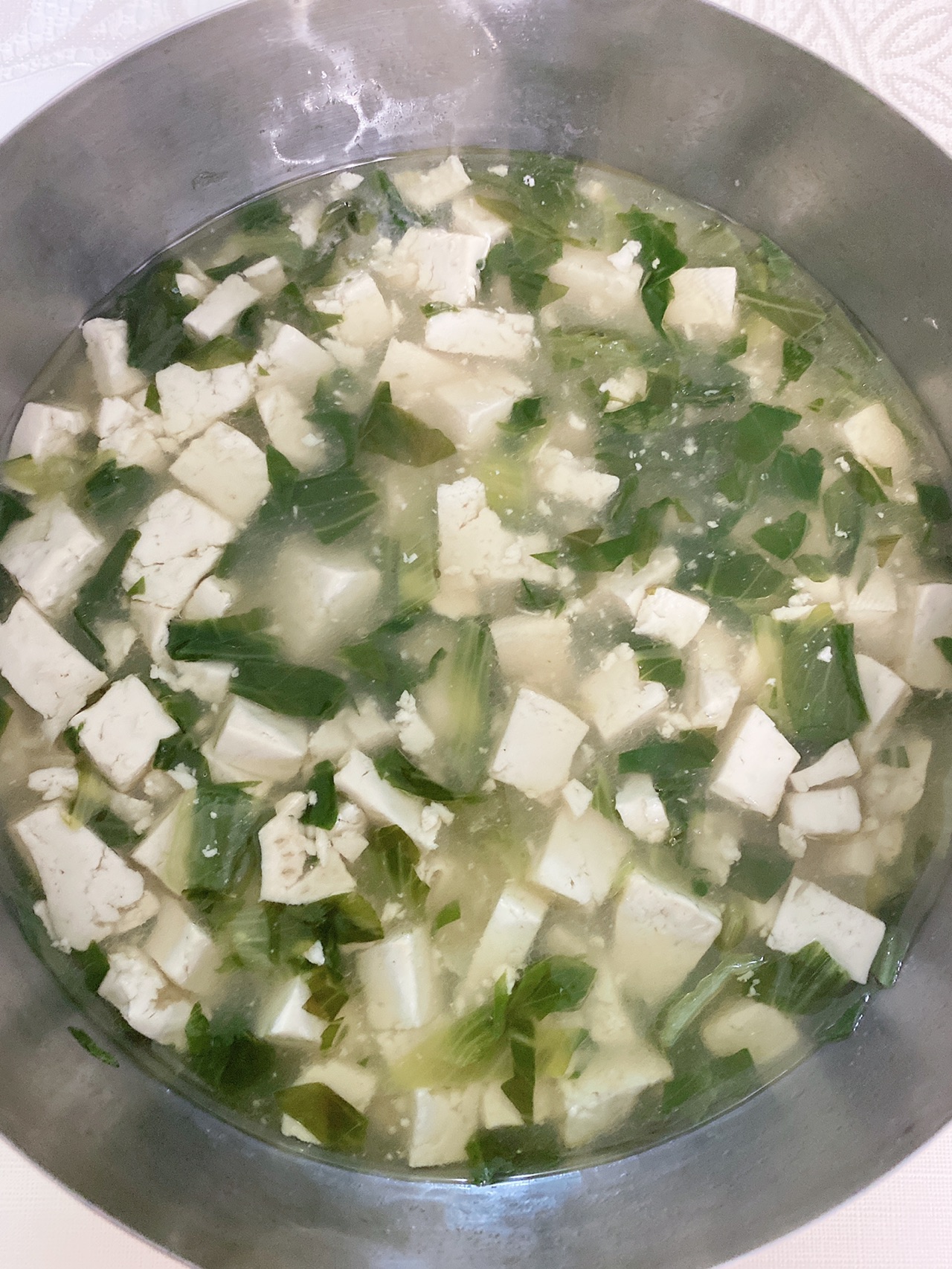 青菜豆腐汤