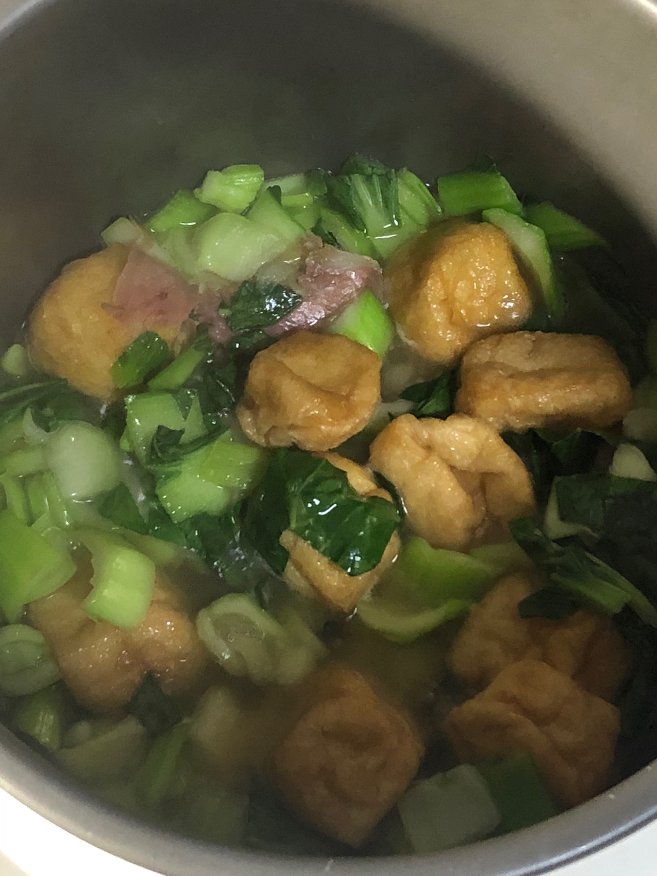 青菜炖泡豆腐