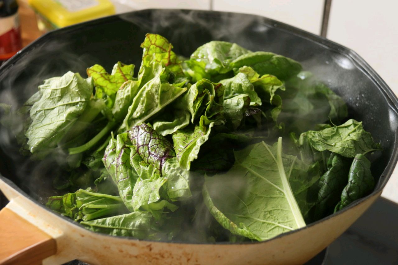 青菜红烧牛肉