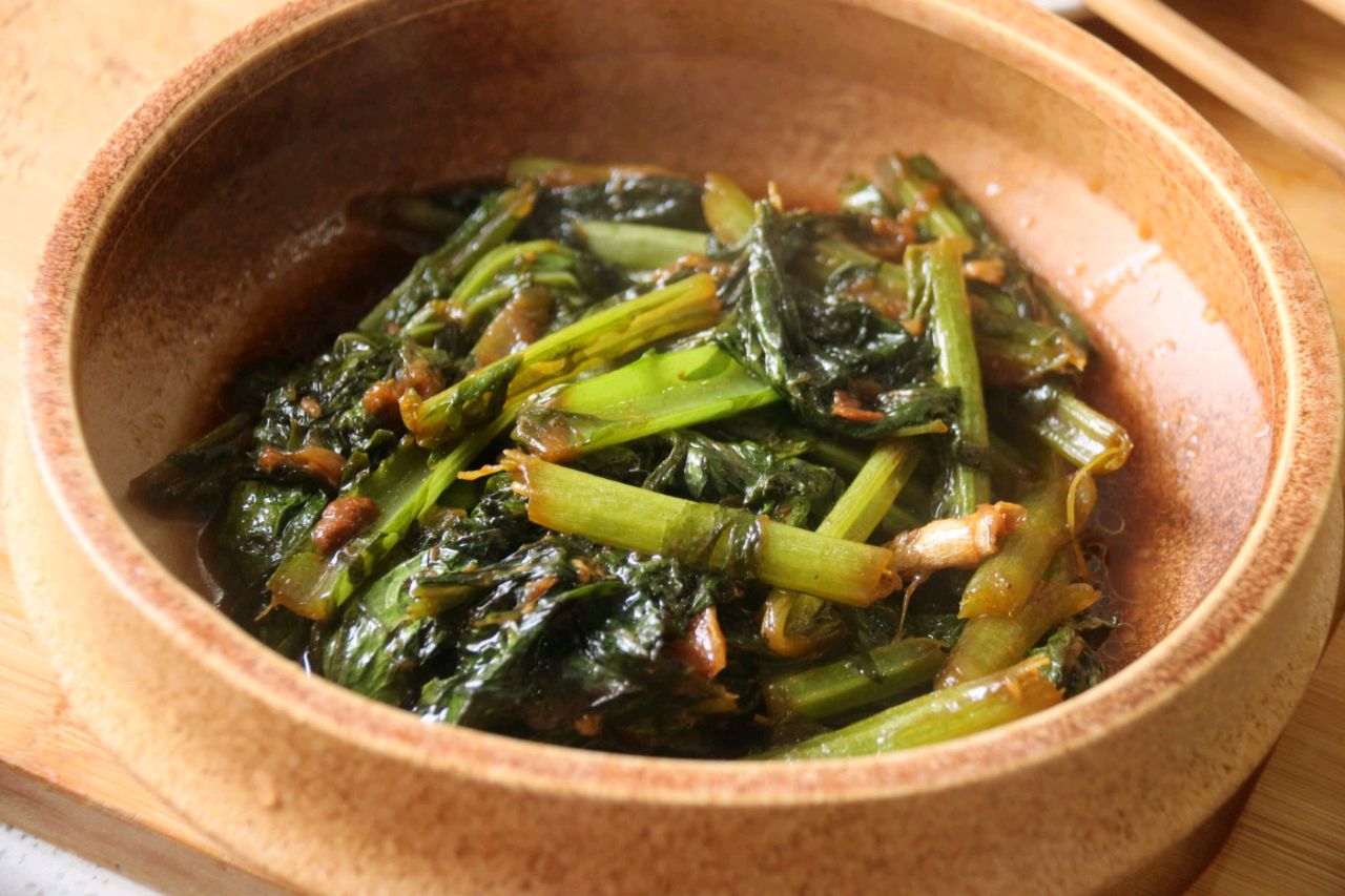 青菜红烧牛肉