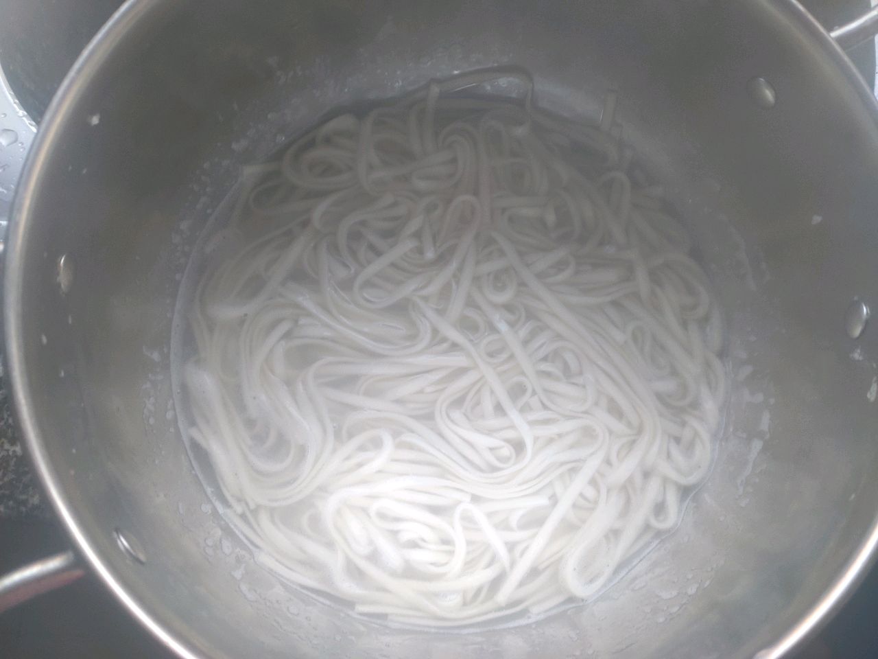 青菜鸡汁面