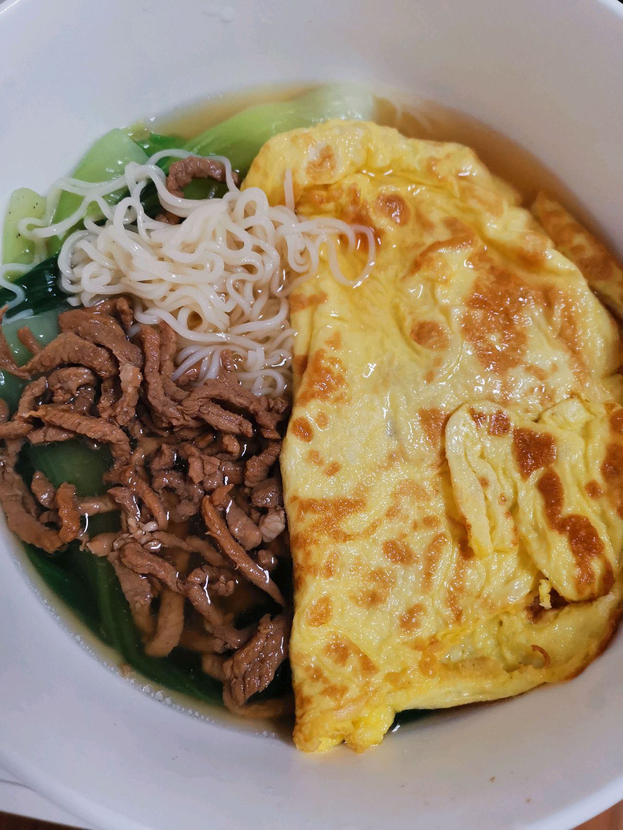 青菜肉丝面