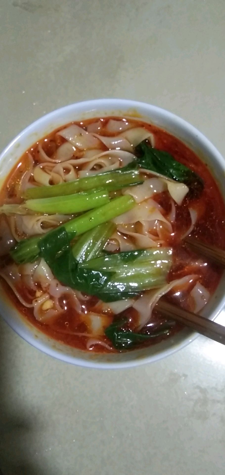 青菜酸辣面