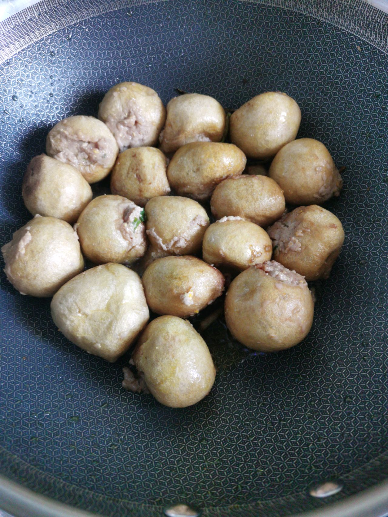 青菜油面筋塞肉