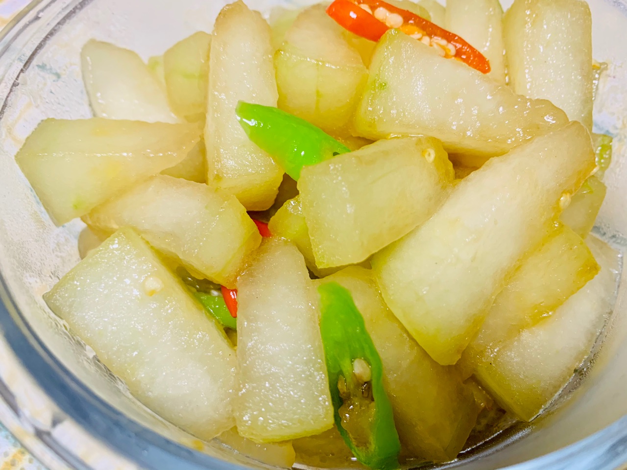 清炒冬瓜